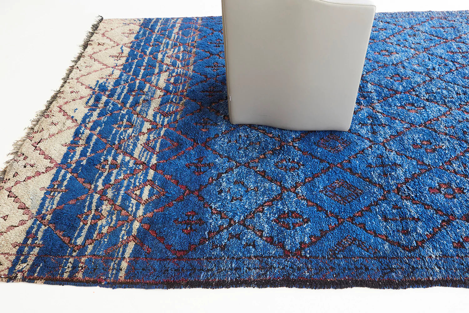 Small runner rug,4'3x2’1feet,aztec blue rug,moroccan runner rug,aztec rug,bohemian eclectic rug,vintage rug,blue door mat online