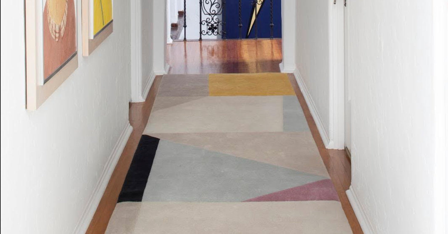 Muros Runner by Erica Islas in a Hancock Park home, Photograph by Meghan Bob.