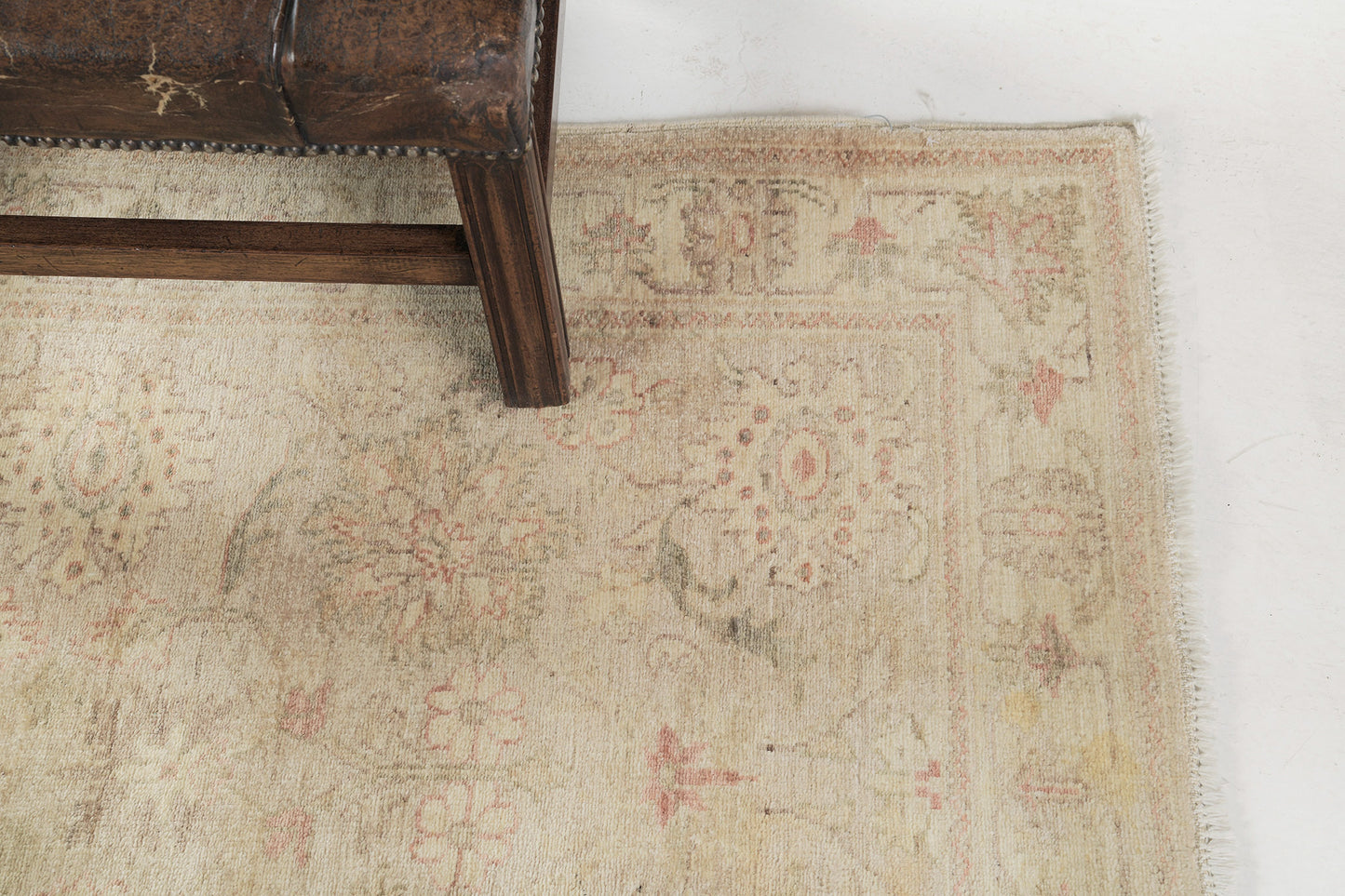 Natural Dye Antique Sultanabad Revival Rug