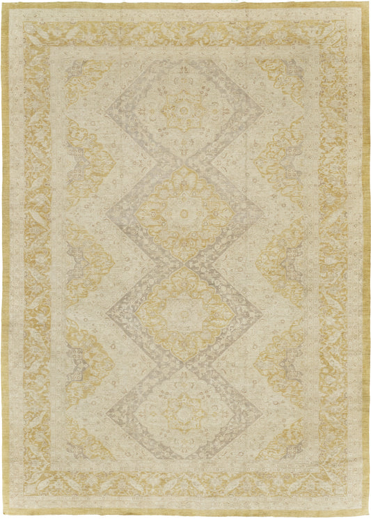 Vintage Style Tabriz Multi Medallion Design