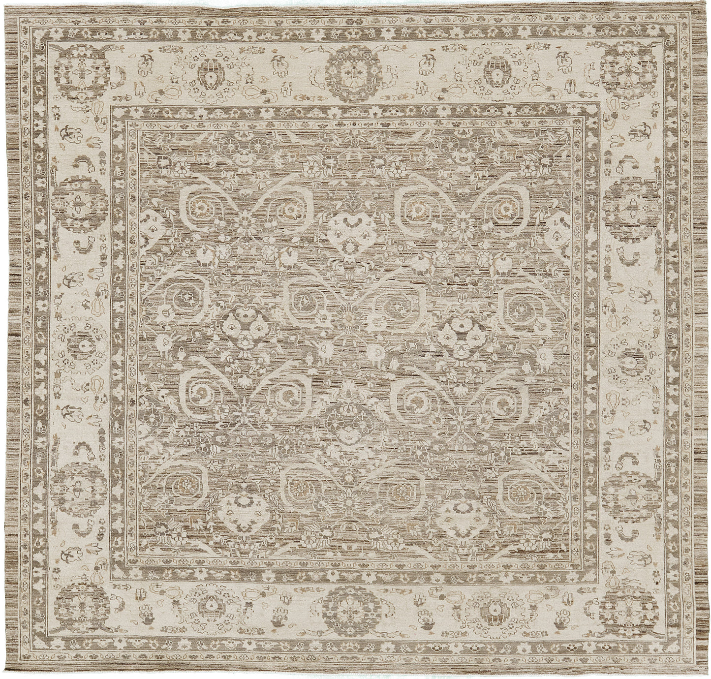 Vintage Style Sultanabad Revival Rug