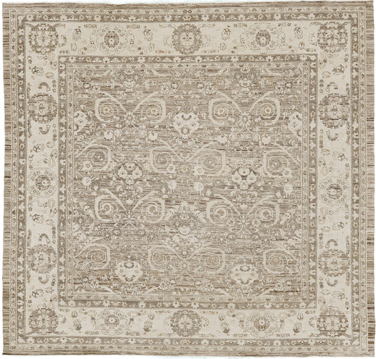 Vintage Style Sultanabad Revival Rug