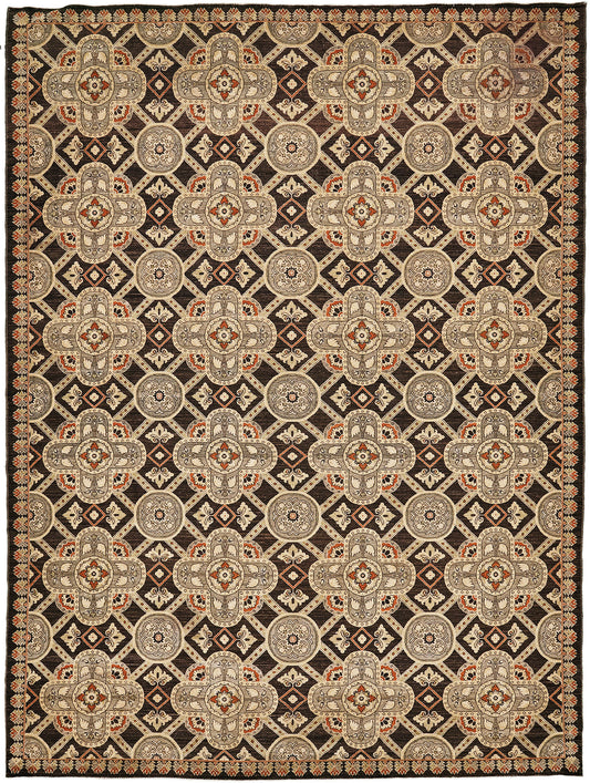 Natural Dye Arts & Crafts Revival Rug