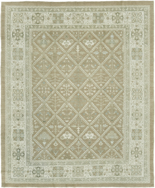 Vintage Style Mahal Panel Design Rug D5141
