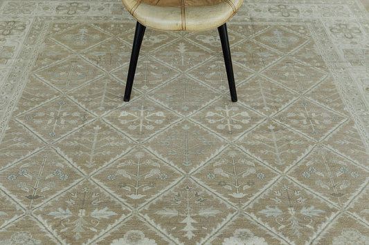 Vintage Style Mahal Panel Design Rug D5141