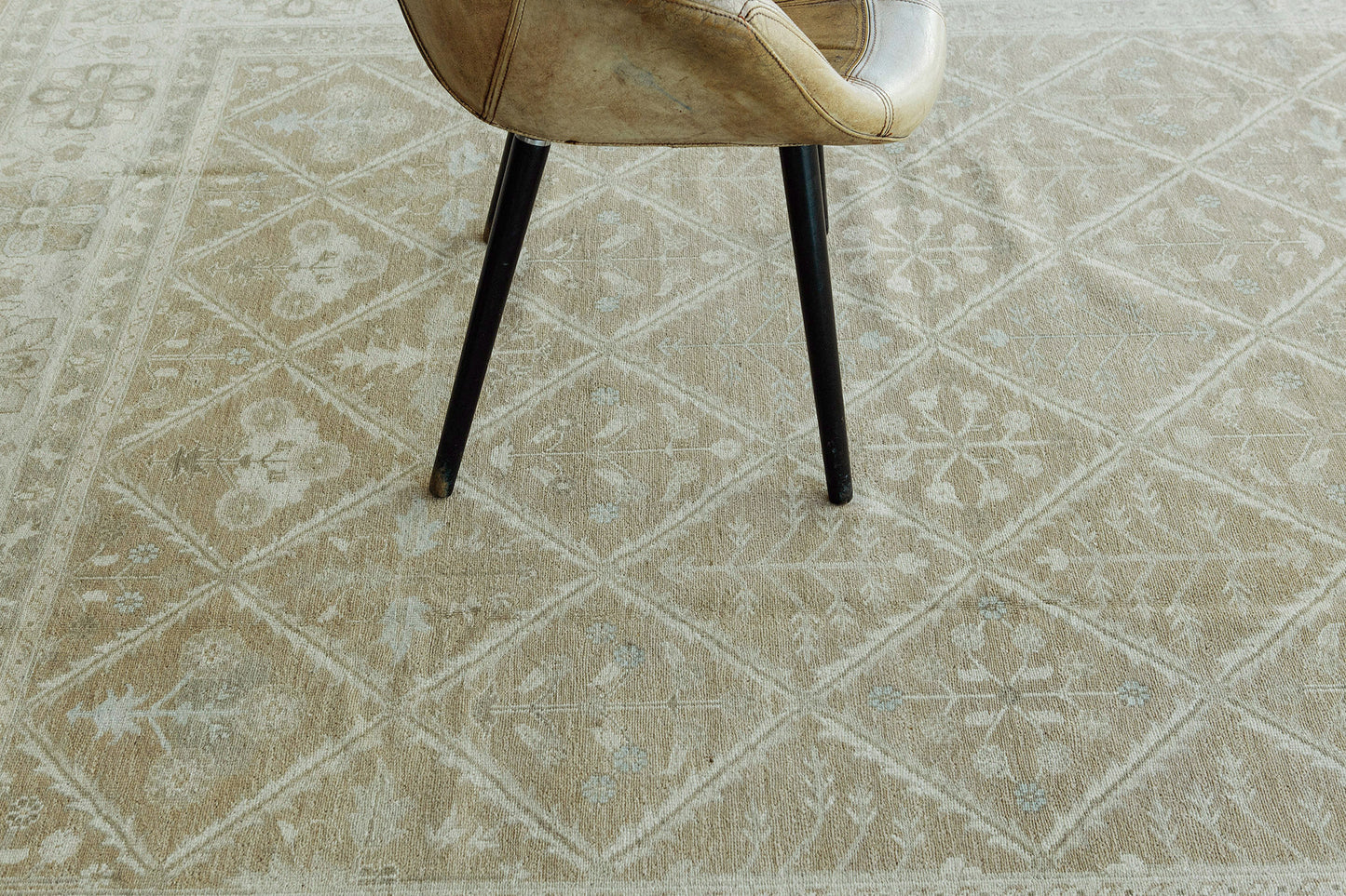 Vintage Style Mahal Panel Design Rug D5141