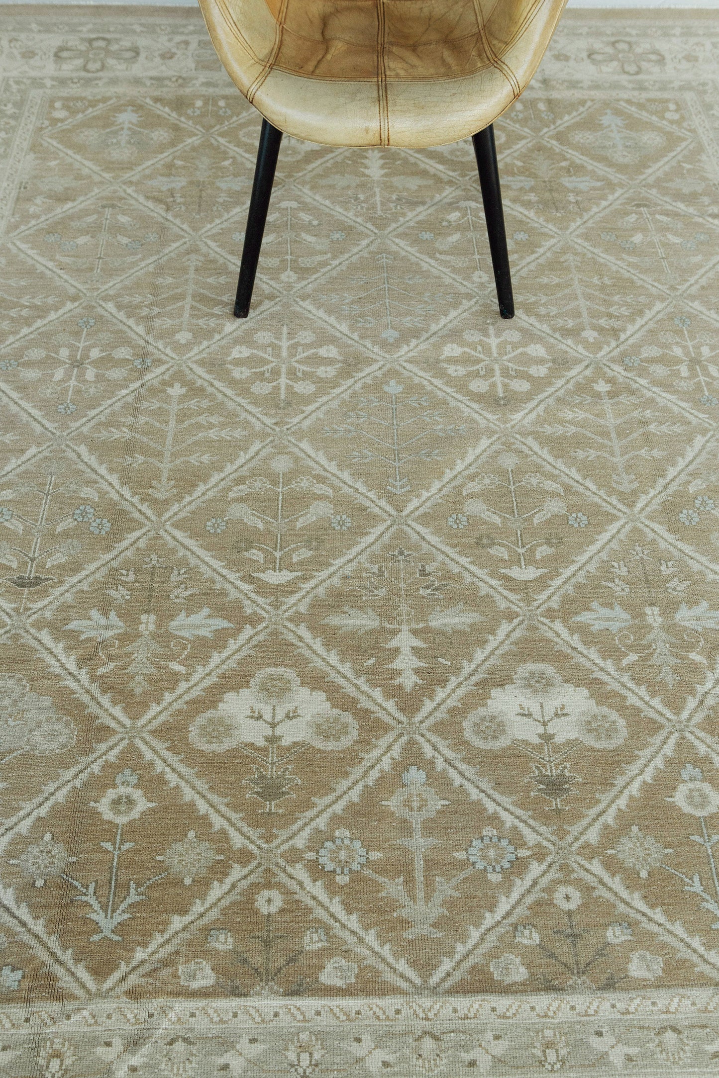 Vintage Style Mahal Panel Design Rug D5141