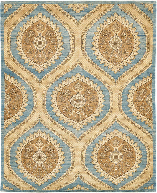 Natural Dye Transitional Style Arts and Crafts Rug D5207 Bliss