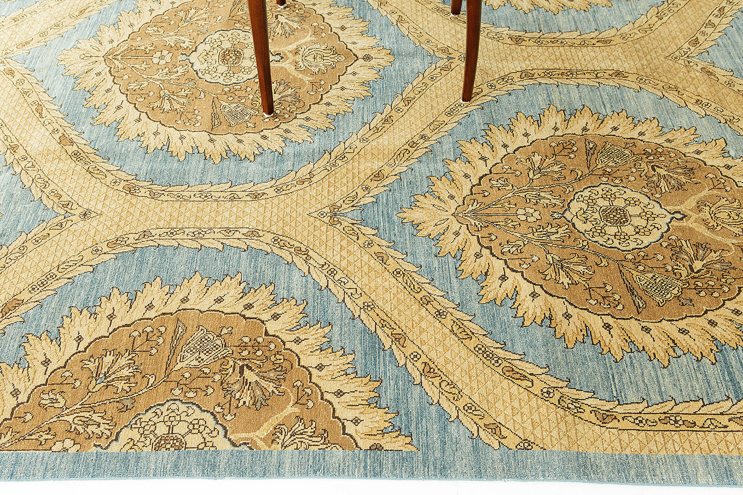Natural Dye Transitional Style Arts and Crafts Rug D5207 Bliss