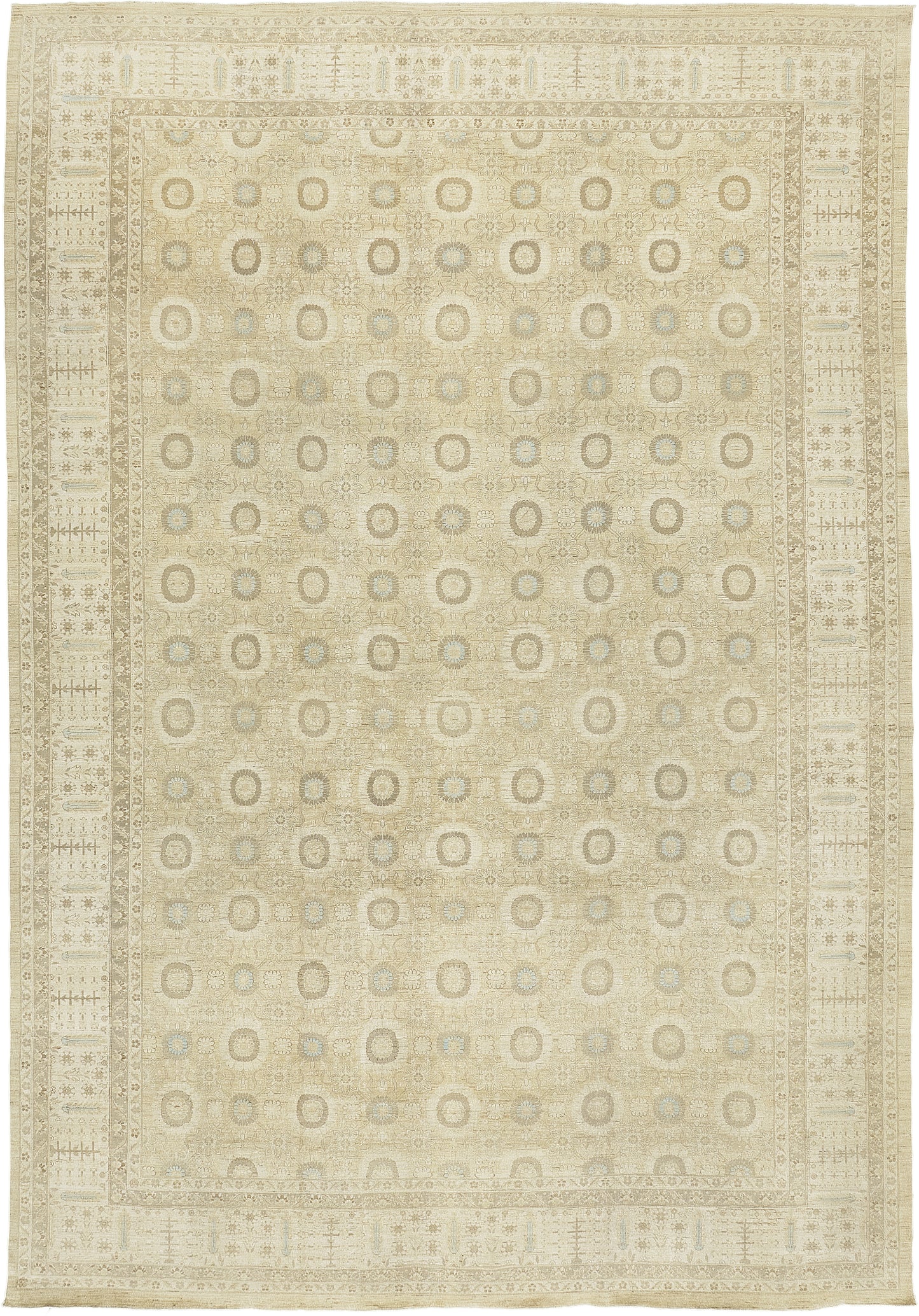 Vintage Style Tabriz Haji Jalili Revival Rug