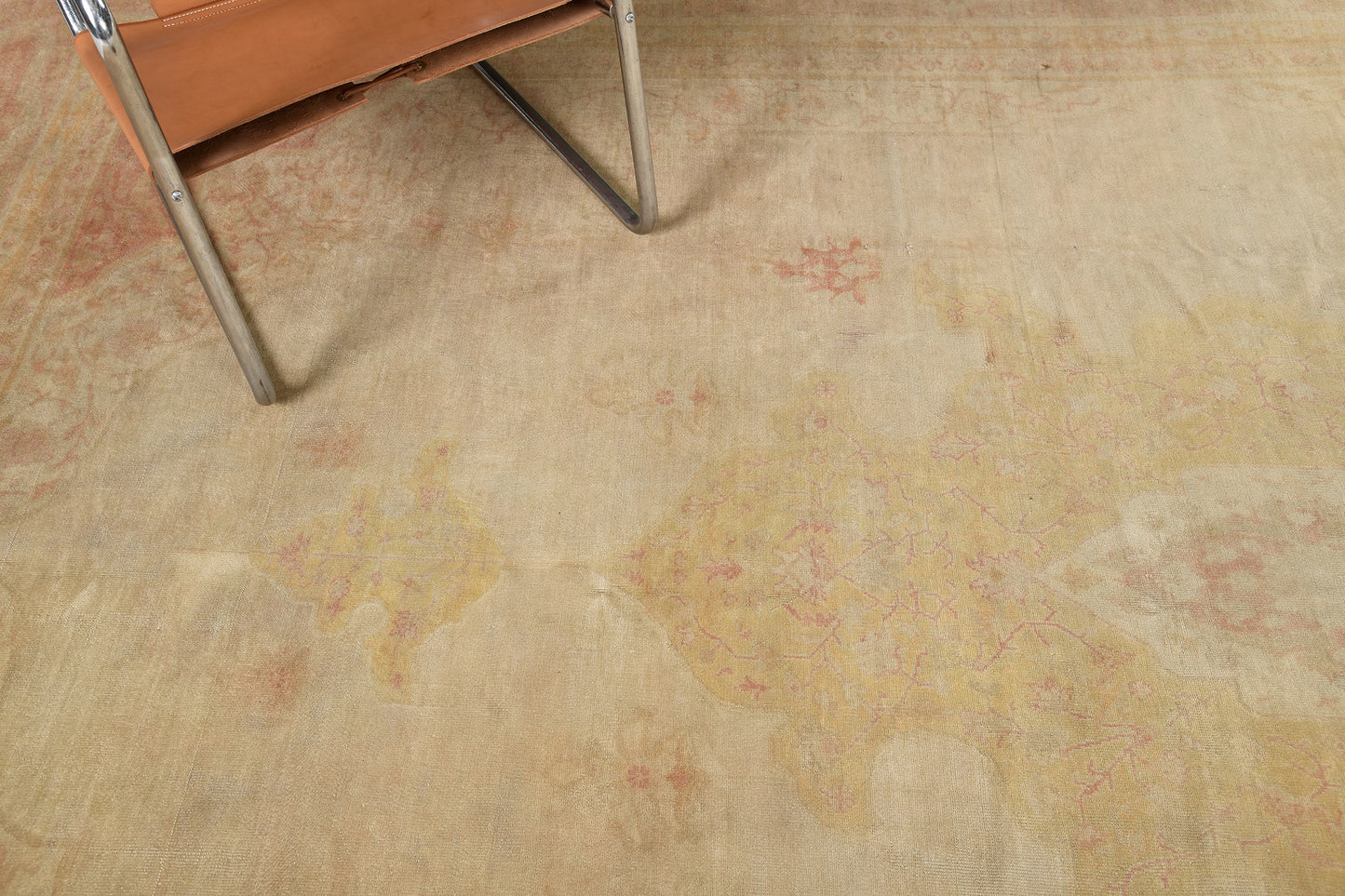 Antique Turkish Oushak Rug