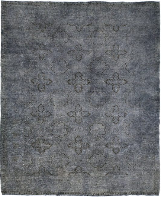 Overdyed Vintage Style Arts and Crafts Rug D5144