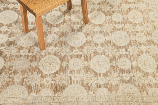 Vintage Style Tabriz Revival Rug D5169