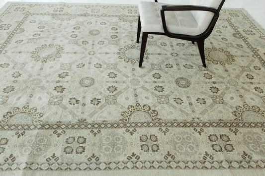 Vintage Style Arts and Crafts Rug D5381