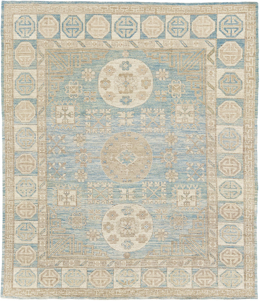 Vintage Style Khotan Revival Rug