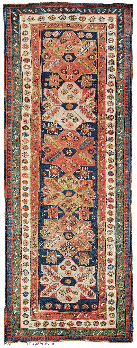 Antique Caucasian Talish Runner