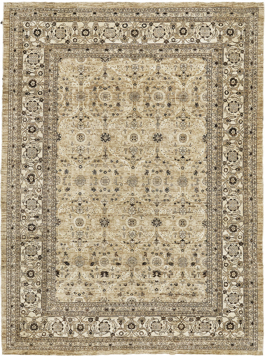 Vintage Style Tabriz Revival Rug