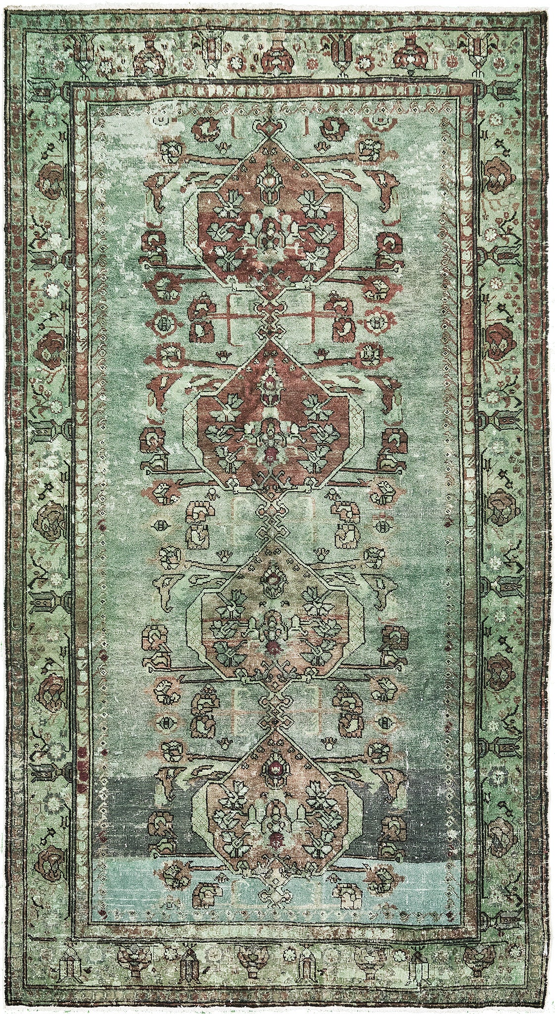Overdyed Vintage Turkish Rug