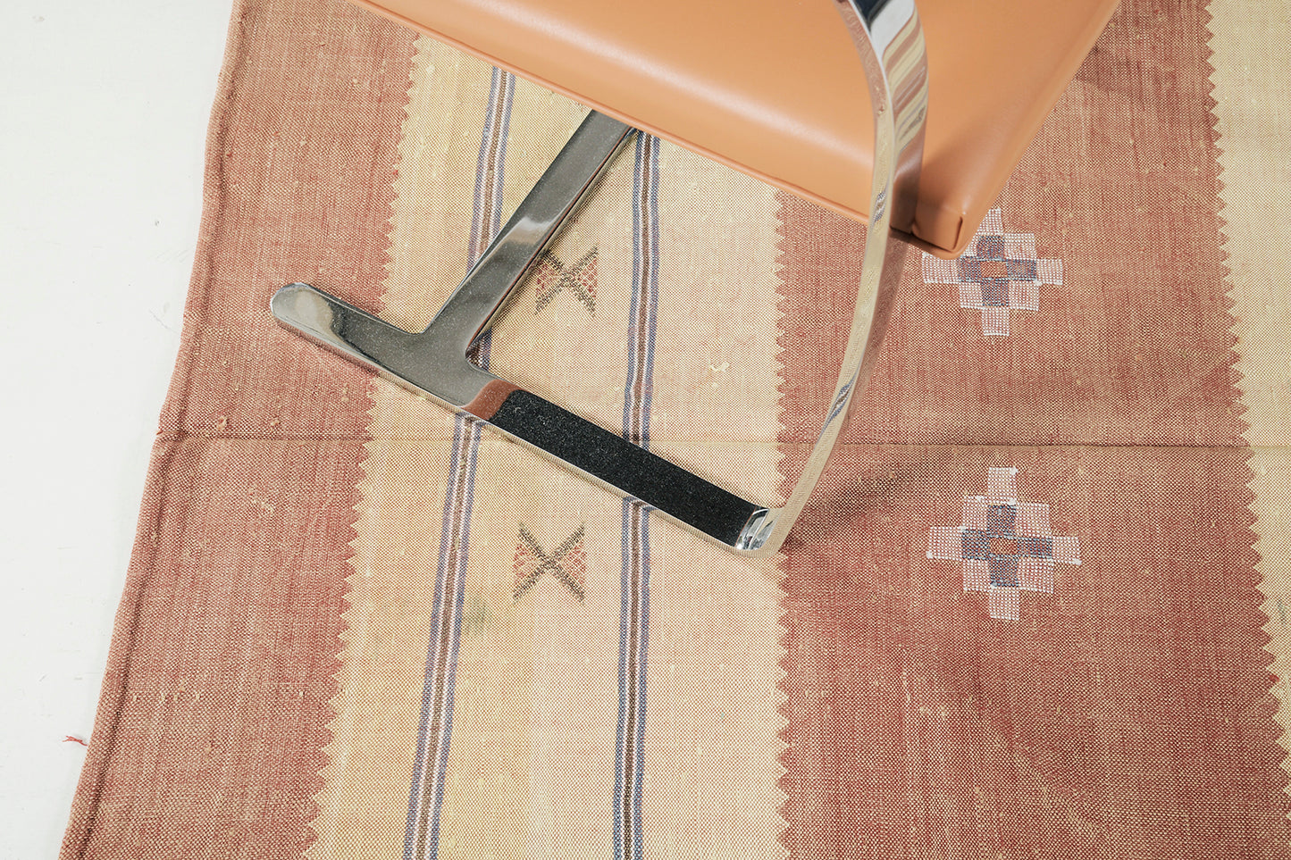 Vintage Style African Tribal Flat Weave Kilim