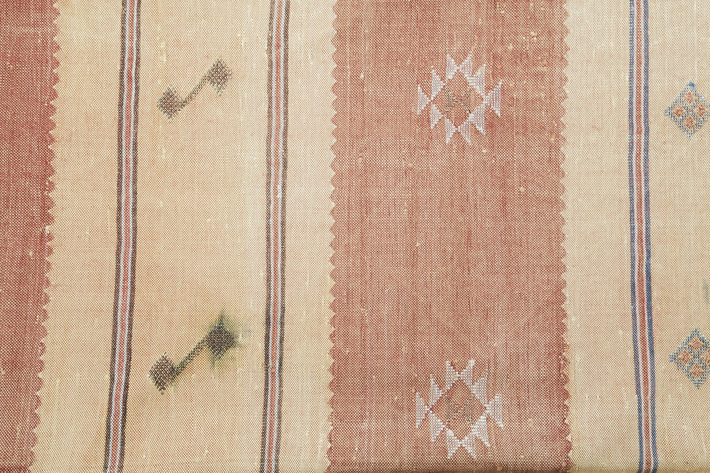 Vintage Style African Tribal Flat Weave Kilim