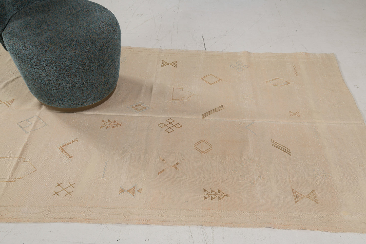 Vintage Style African Tribal Flat Weave Kilim