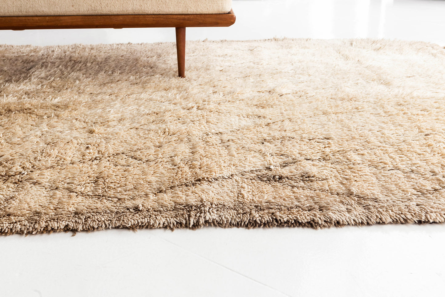 Modern Rug Image 13229 Vintage Moroccan Beni Ourain Tribe Rug