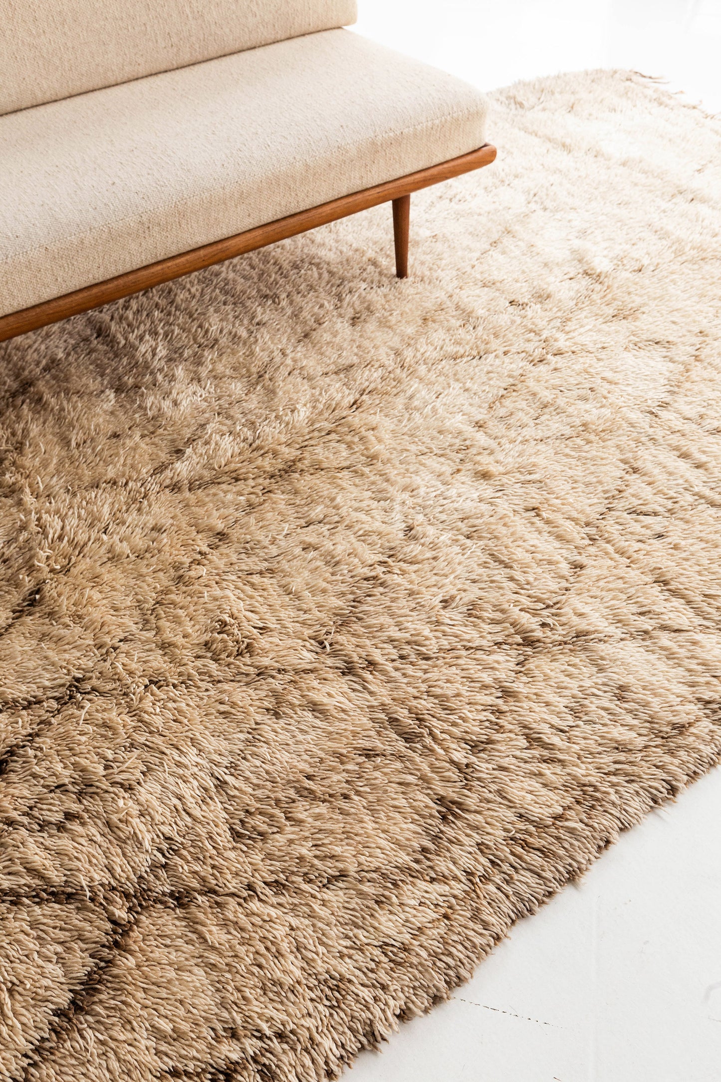 Modern Rug Image 13233 Vintage Moroccan Beni Ourain Tribe Rug