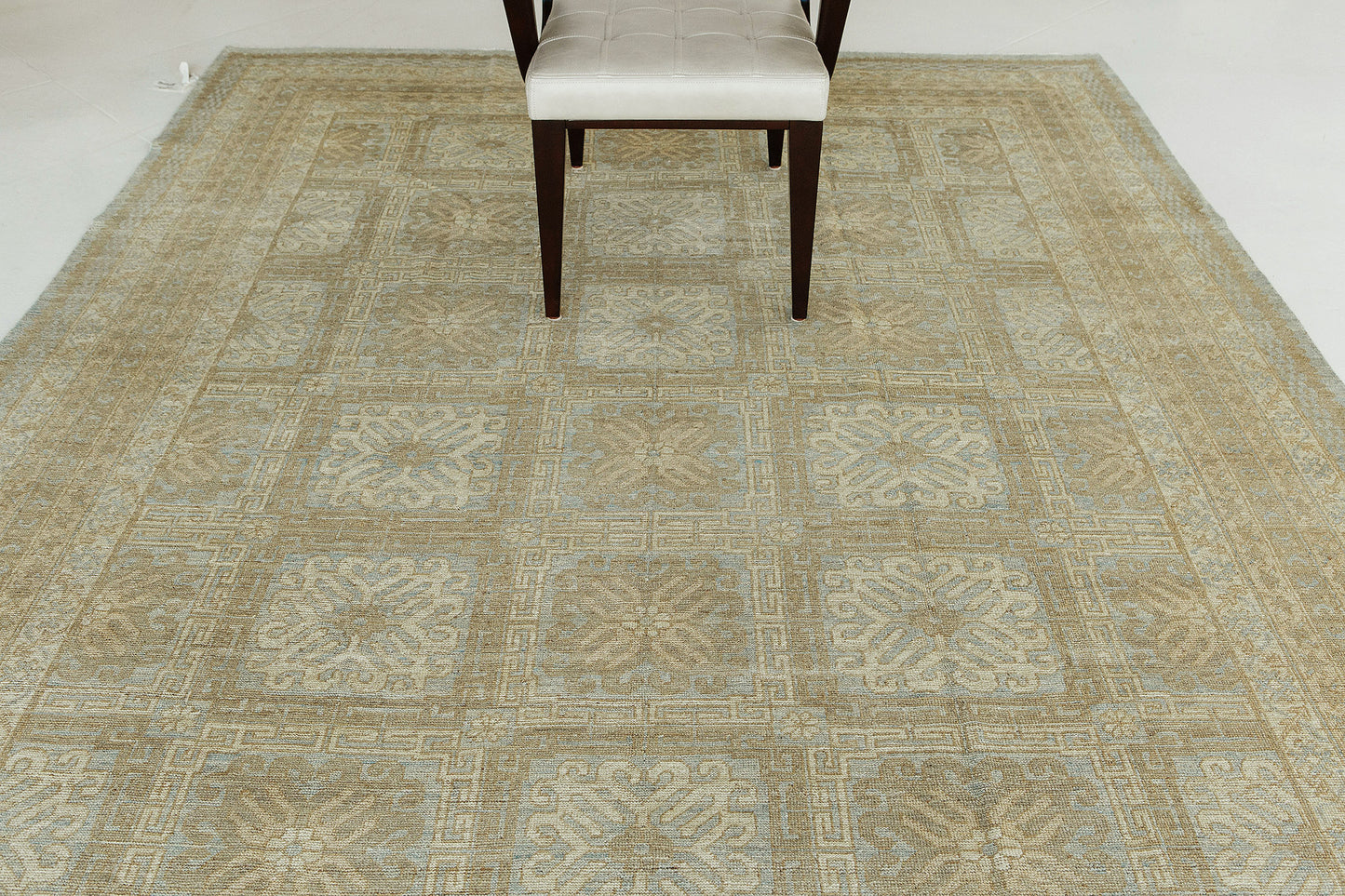 Vintage Style 18th Century Khotan Revival Rug