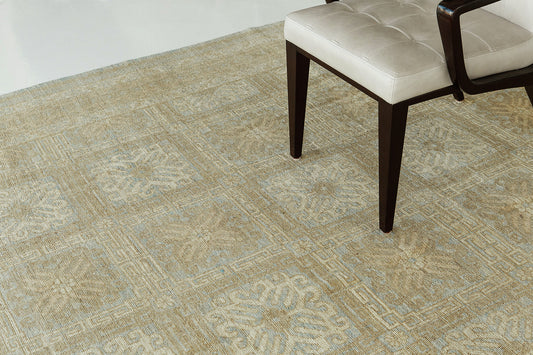 Vintage Style 18th Century Khotan Revival Rug