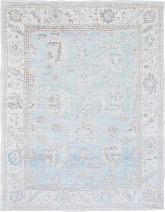 Vintage Style Oushak Revival Rug