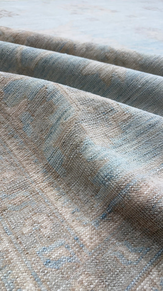 Vintage Style Oushak Revival Rug