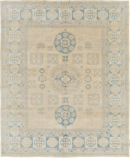 Vintage Style Khotan Revival Rug