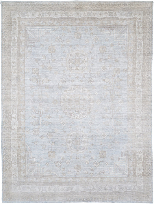 Vintage Style Khotan Revival Rug