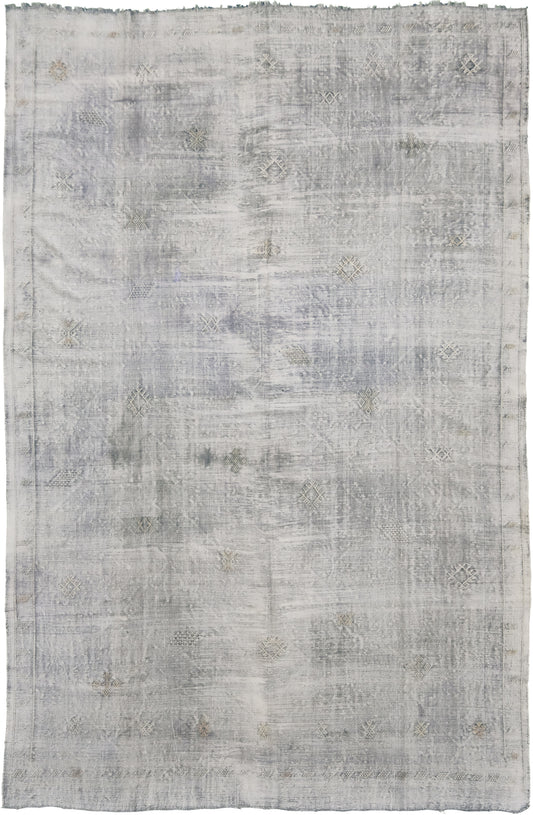 Vintage Style African Tribal Flat Weave Kilim