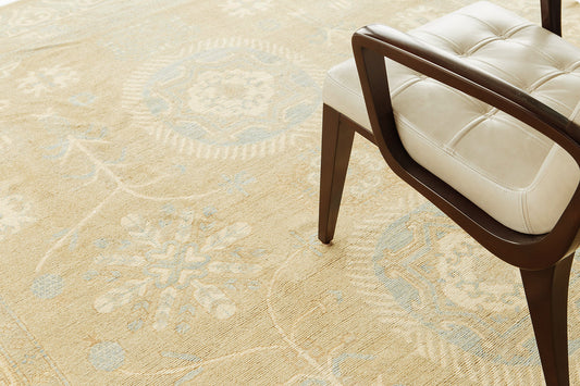 Vintage Style Khotan Design Rug D5583