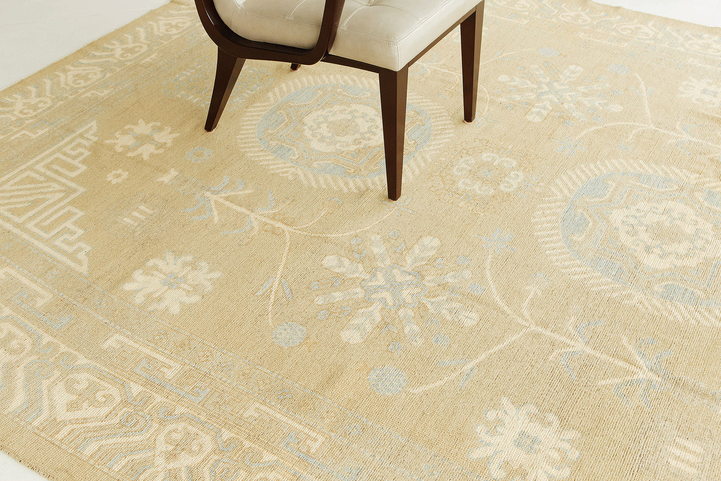 Vintage Style Khotan Design Rug D5583
