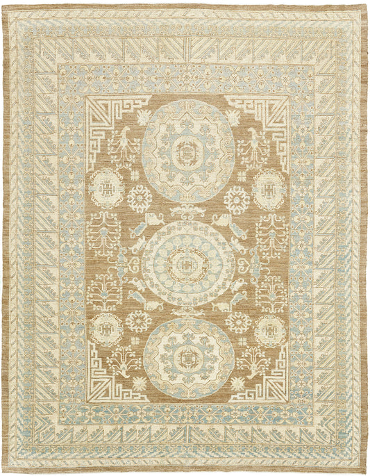Vintage Style Khotan Design Rug D5582