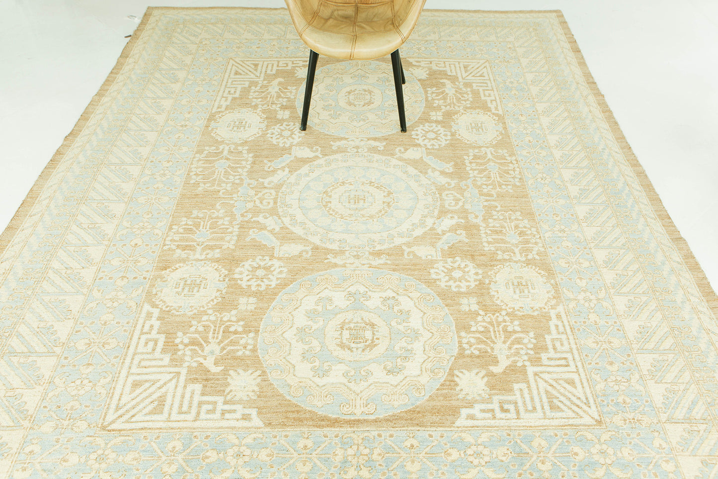 Vintage Style Khotan Design Rug D5582