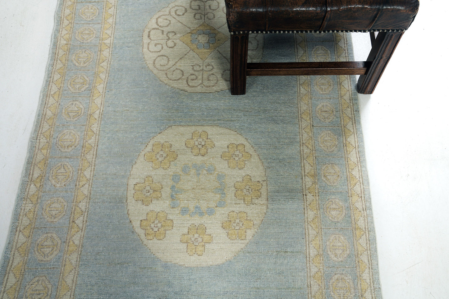 Vintage Style Khotan Design Rug