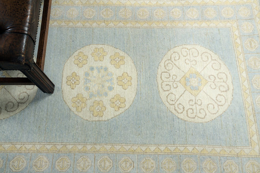 Vintage Style Khotan Design Rug