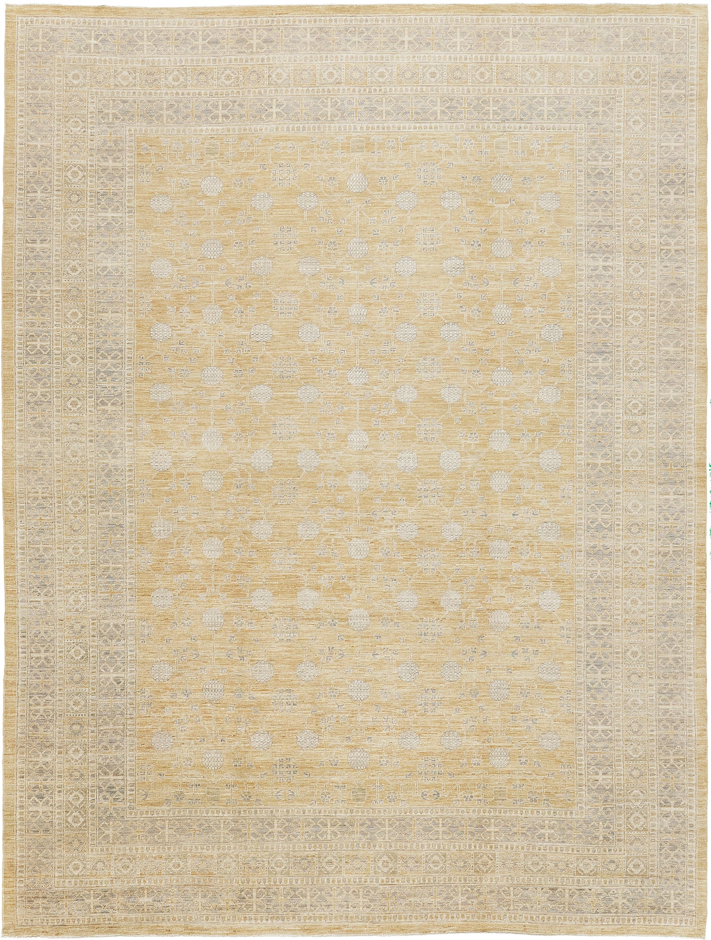 Vintage Style Khotan Revival Rug