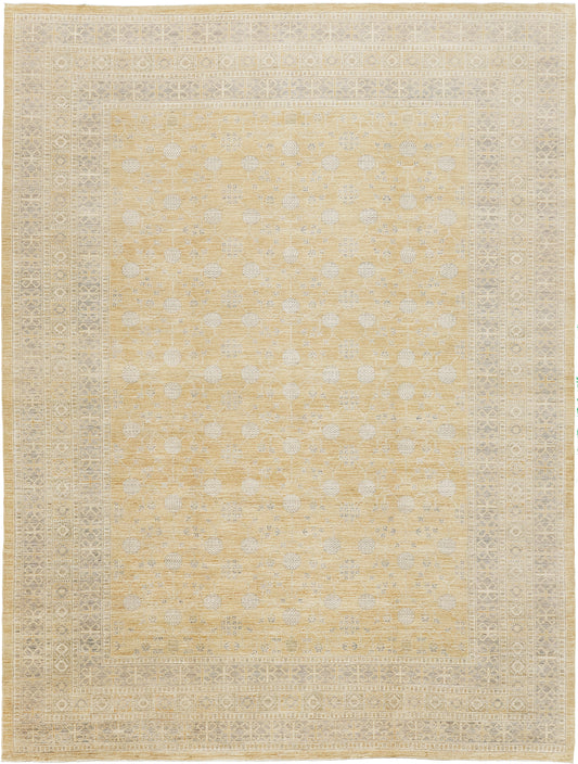 Vintage Style Khotan Revival Rug