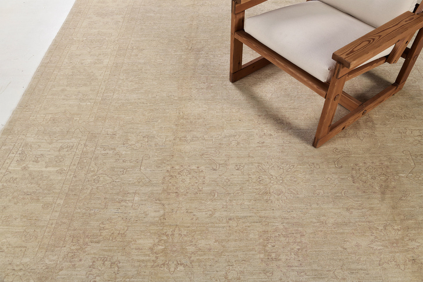 Vintage Style Oushak Revival Rug