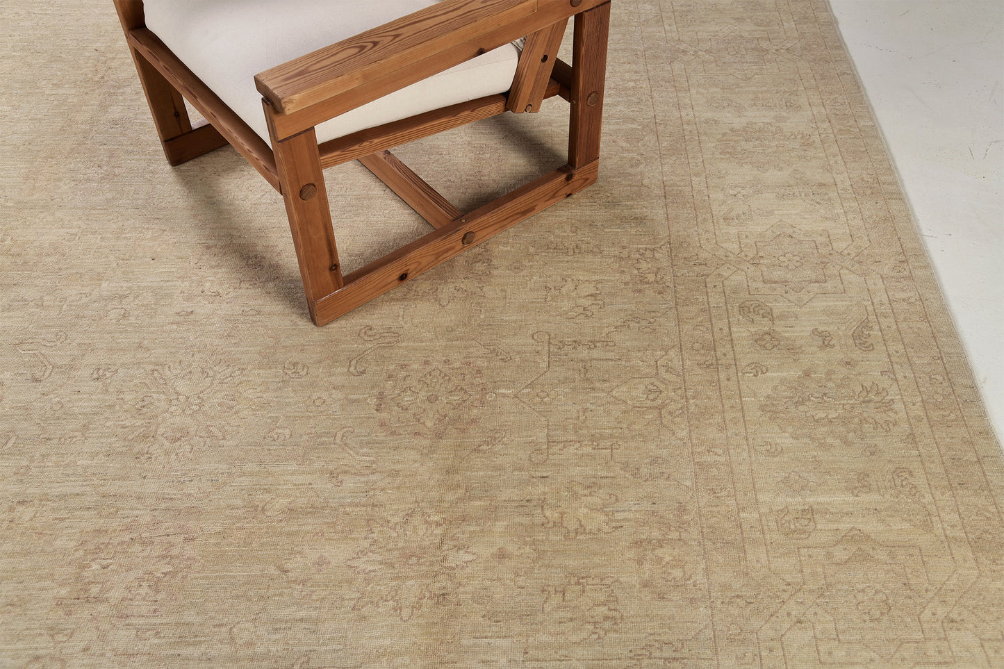Vintage Style Oushak Revival Rug