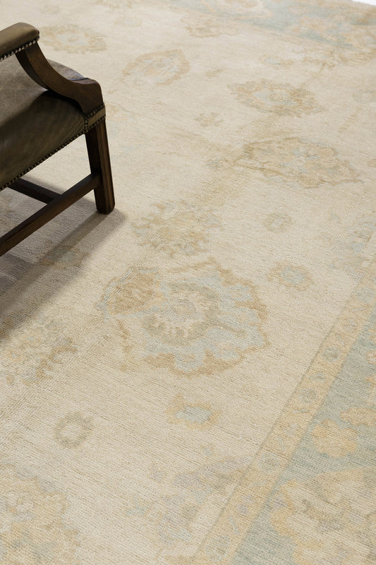 Turkish Oushak Revival Rug