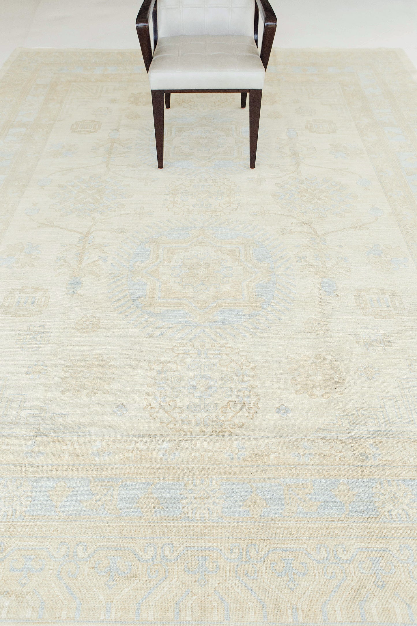 Vintage Style Khotan Revival Rug