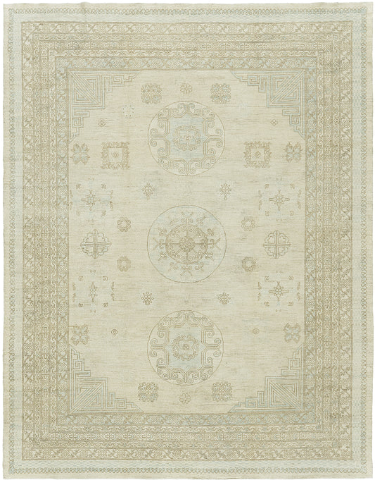 Vintage Style Khotan Revival Rug
