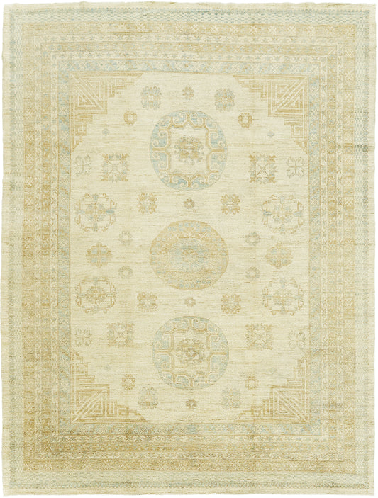 Vintage Style Khotan Revival Rug