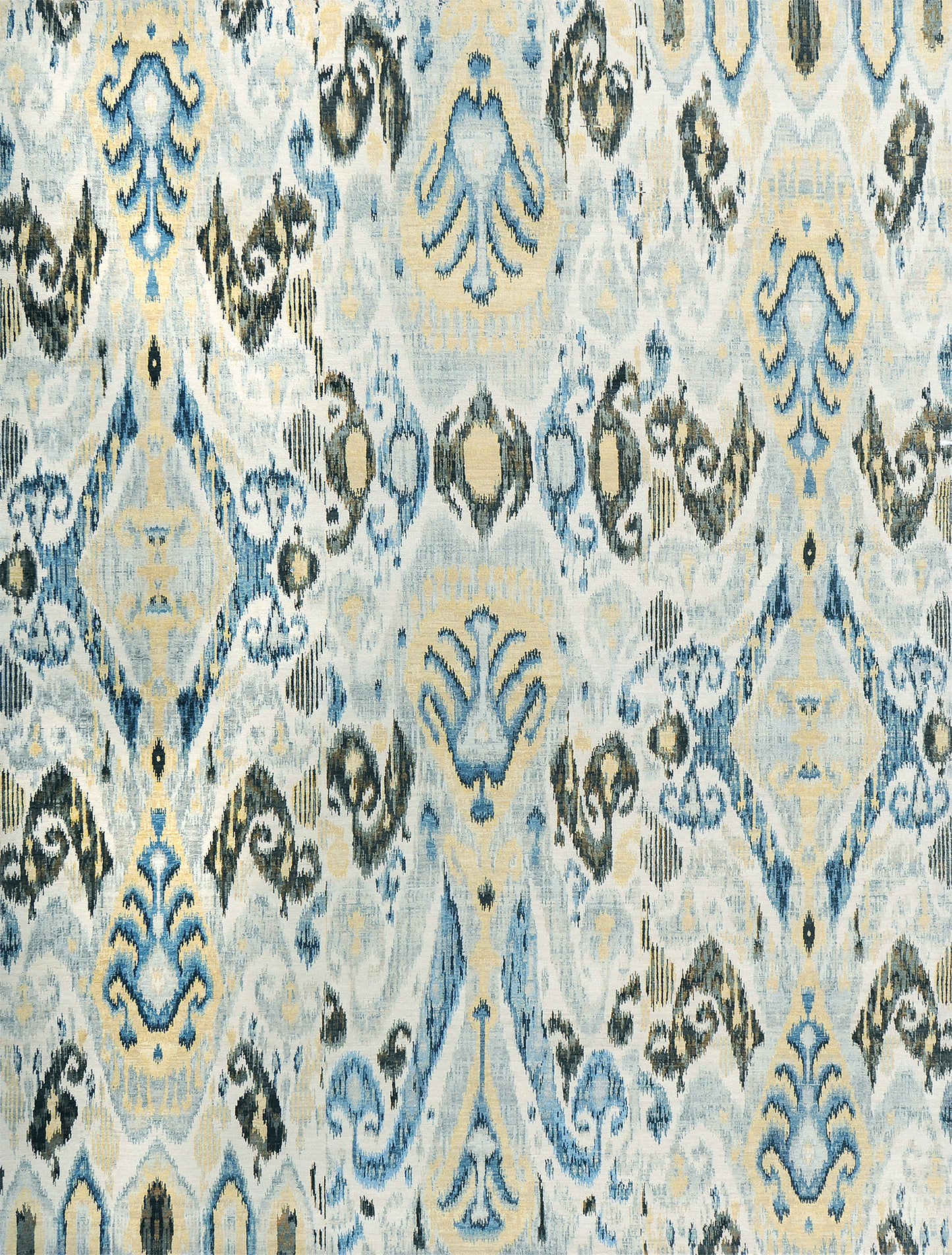 Ikat Design Rug Tiraz