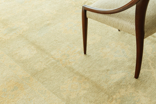 Turkish Oushak Revival Rug